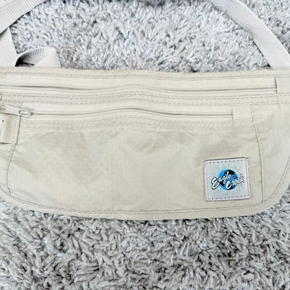 Eagle Creek Travel Gear Money Belt Hidden Pocket Zipper Pouch Adjustable Strap 2